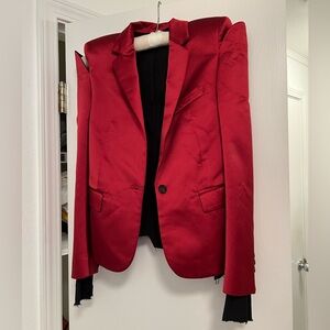 100% silk blazer handmade FR